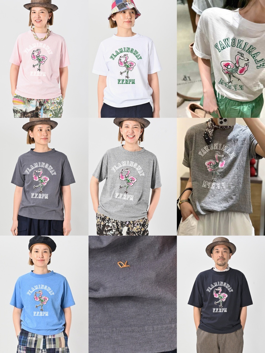 日系火列鳥印花圓領Tee- 2501595