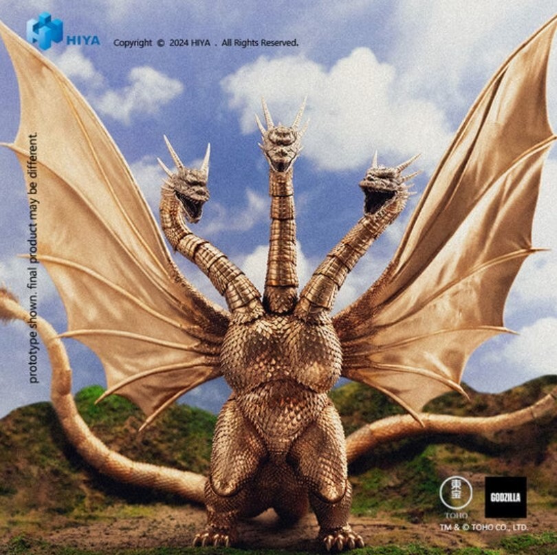 HIYA 代理版 可動公仔 哥吉拉vs王者基多拉1991 王者基多拉