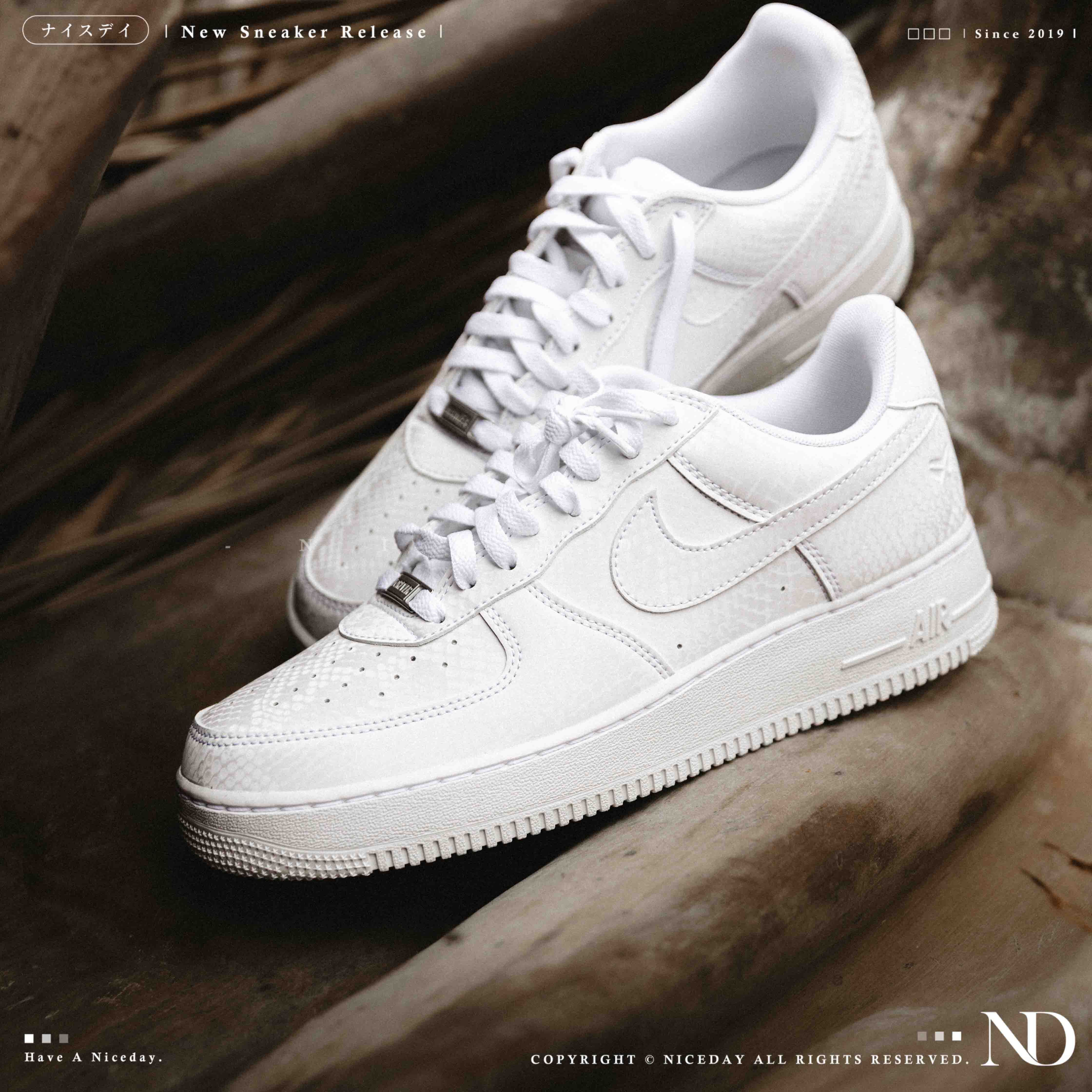 NICEDAY 代購 Kobe Bryant x Nike Air Force 1 科比 紀念款 聯名 白色 白蛇 白蟒蛇 曼巴 男鞋 IB0018-100