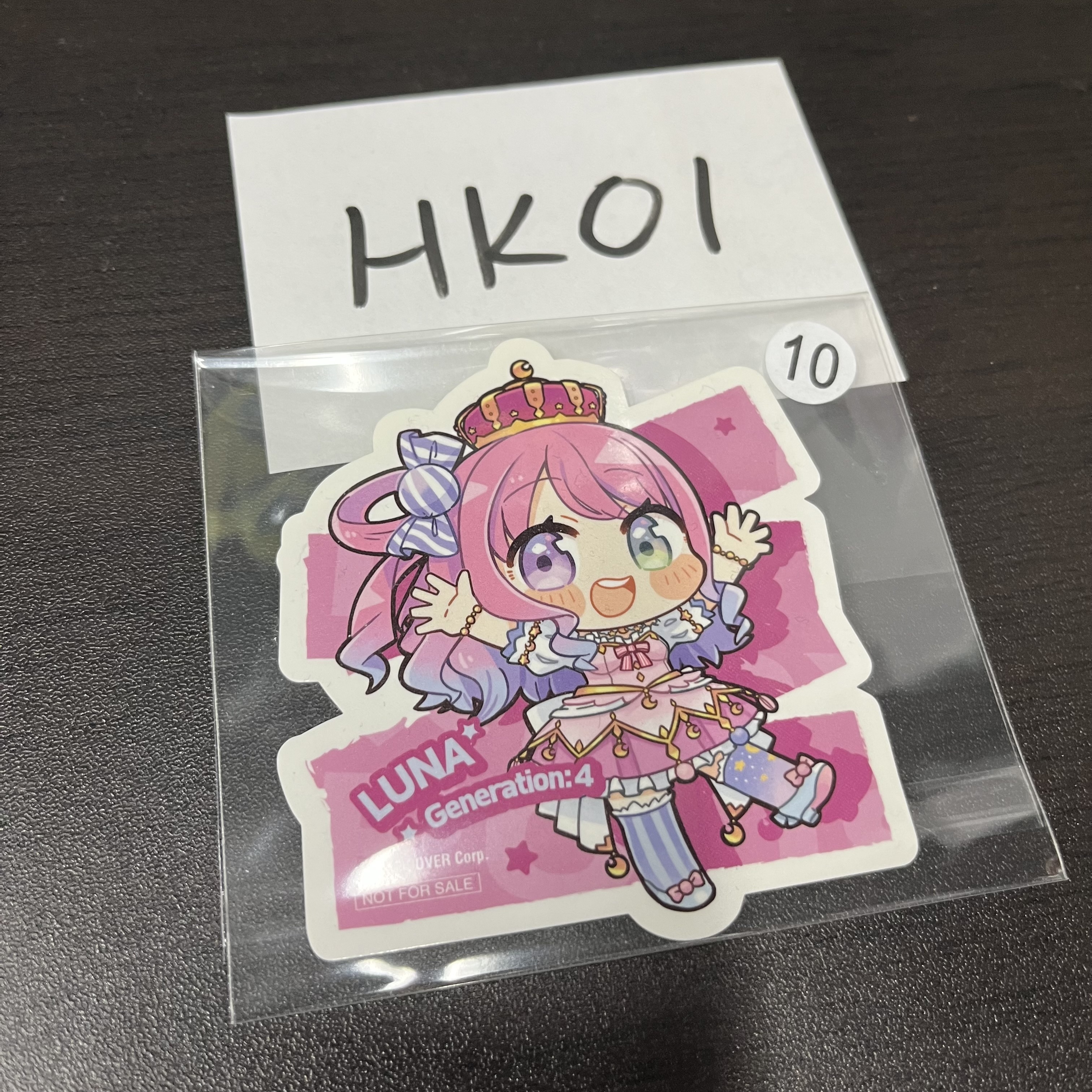 Hololive luna 貼紙 #HK01