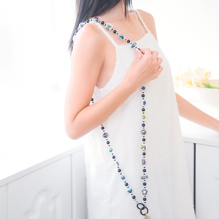 甜心黑宇宙 手機掛繩  串珠掛繩 長掛繩 背帶