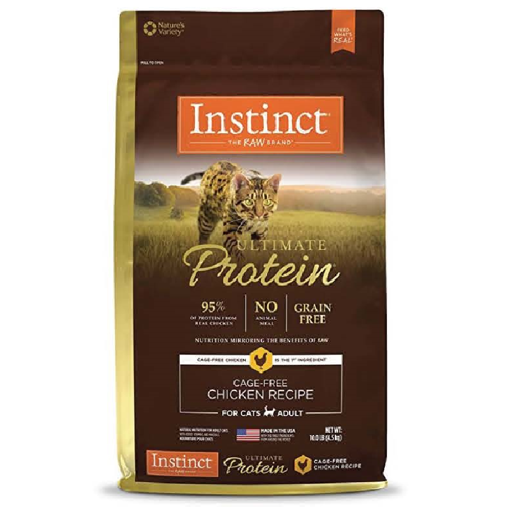 Instinct 本能頂級蛋白成貓乾糧-雞肉 (10lb)