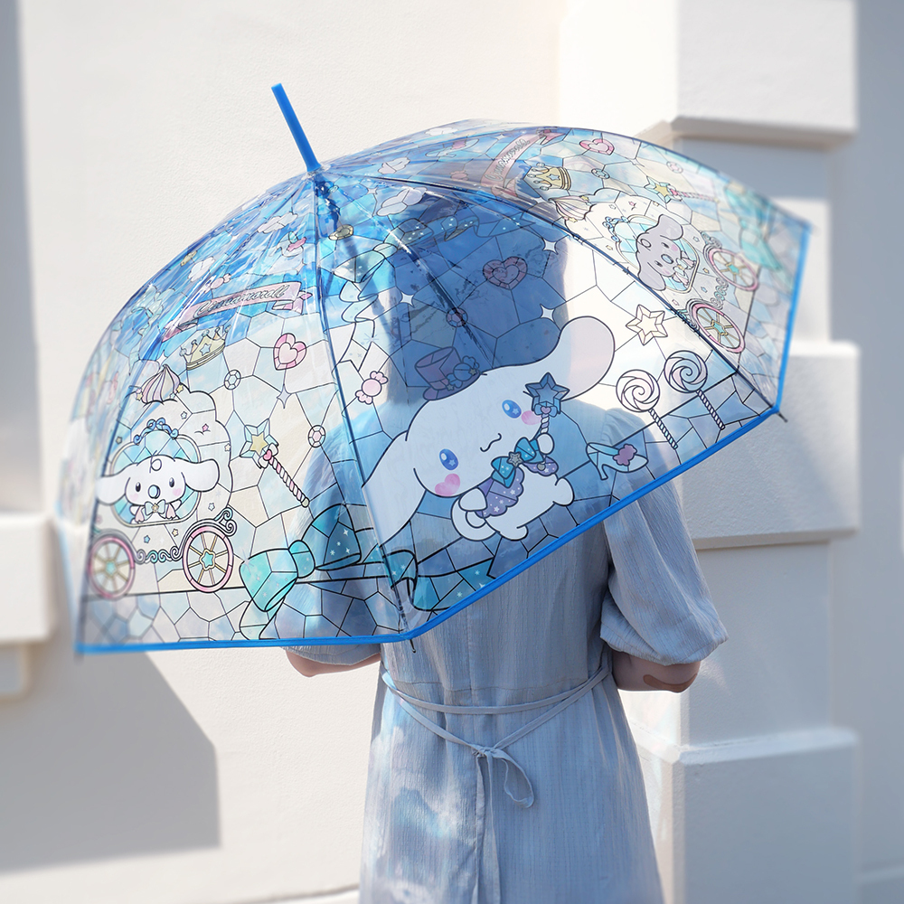 25023-CN Sanrio 玉桂狗彩繪風玻璃畫雨傘 #JP-JP25-32510