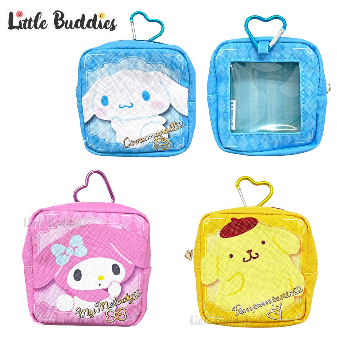 日本 Sanrio 方形應援袋連心形扣