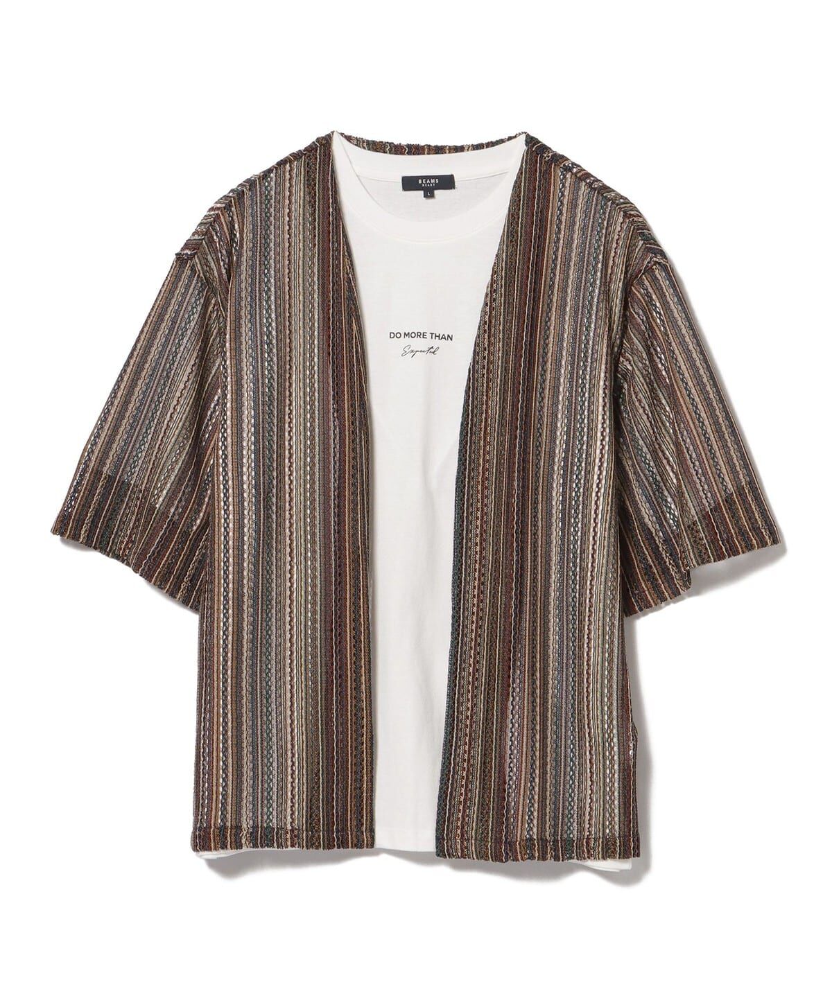 『 代購商品 』2025AW BEAMS HEART 多彩 針織 襯衫 外套 42-04-0343-639