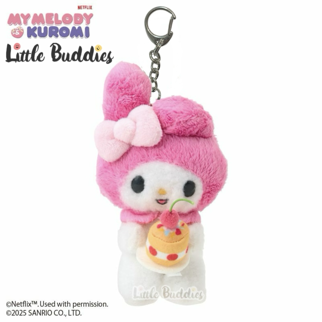 日本 Netflix x My Melody & Kuromi 動畫系列 - 公仔匙扣