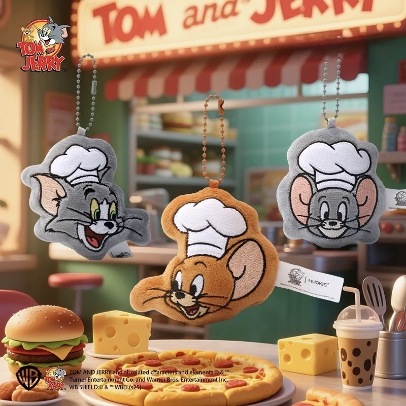 TOM & JERRY 磁吸冰箱貼 毛絨盲袋 湯姆貓與傑利鼠