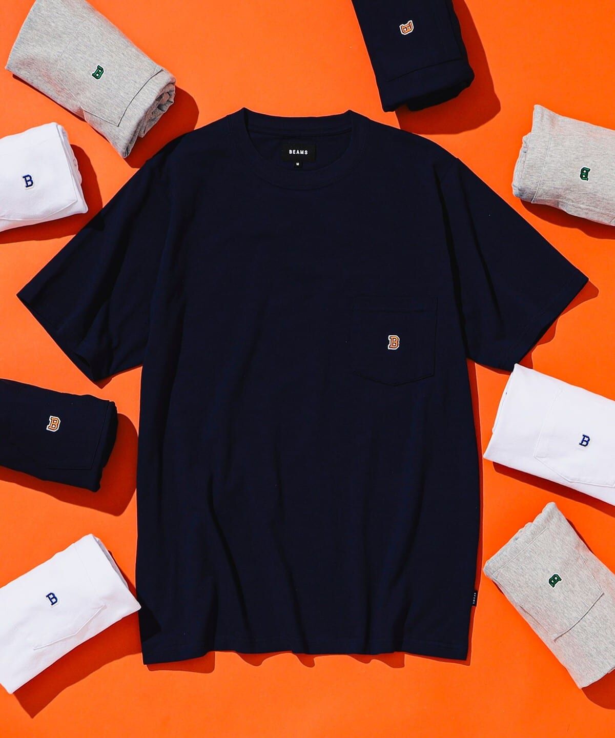 『代購商品』2025AW BEAMS B字 Logo 口袋 短T 11-04-1320-803