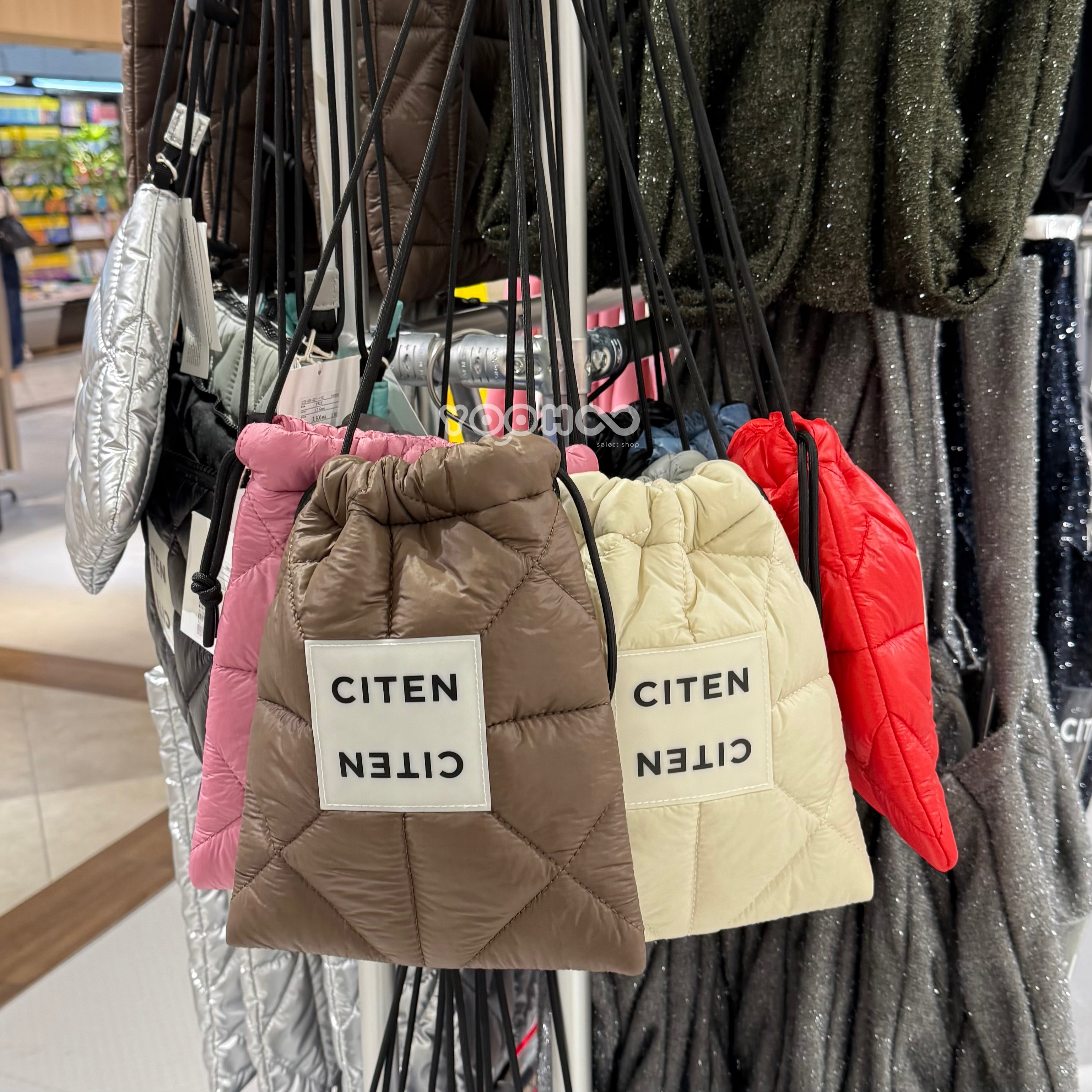 預購┃日本 CITEN 絎縫 束口 肩背包 側背袋 多色