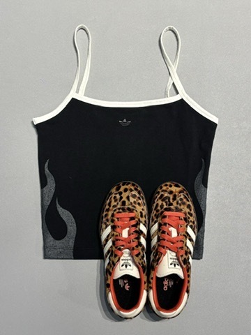 Adidas 黑焰滾邊背心