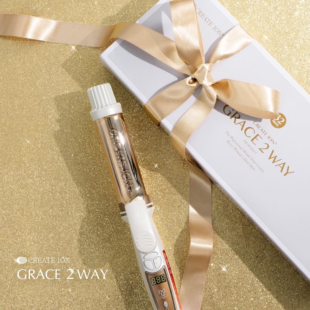 現 貨丨CREATE ION GRACE CURL 2WAY 直曲兩用捲髮器 32MM丨CREATE ION GRACE CURL 捲髮器 26MM 32MM 38MM