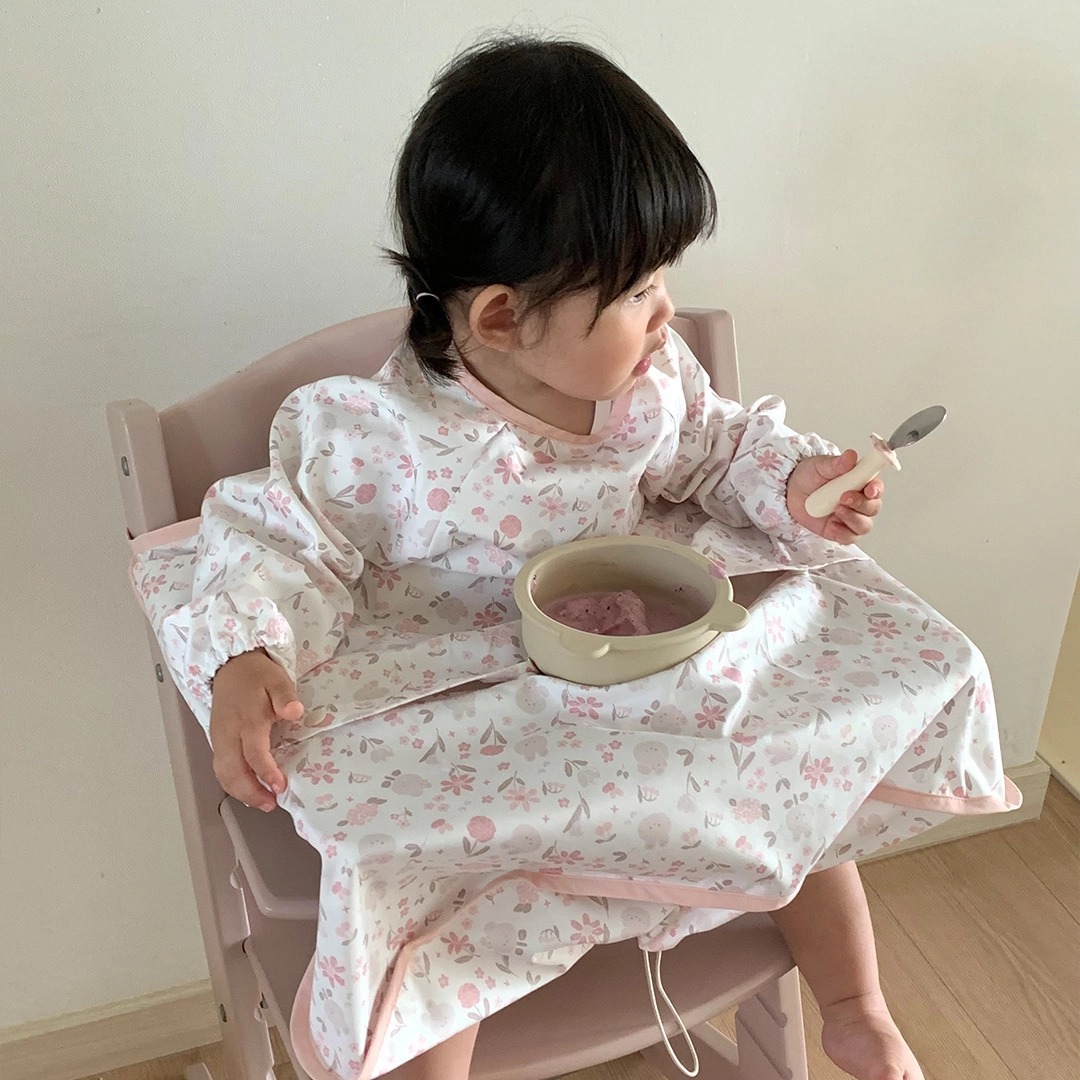 CocoBunny花瓣兔兔系列-自主吃飯圍兜神器