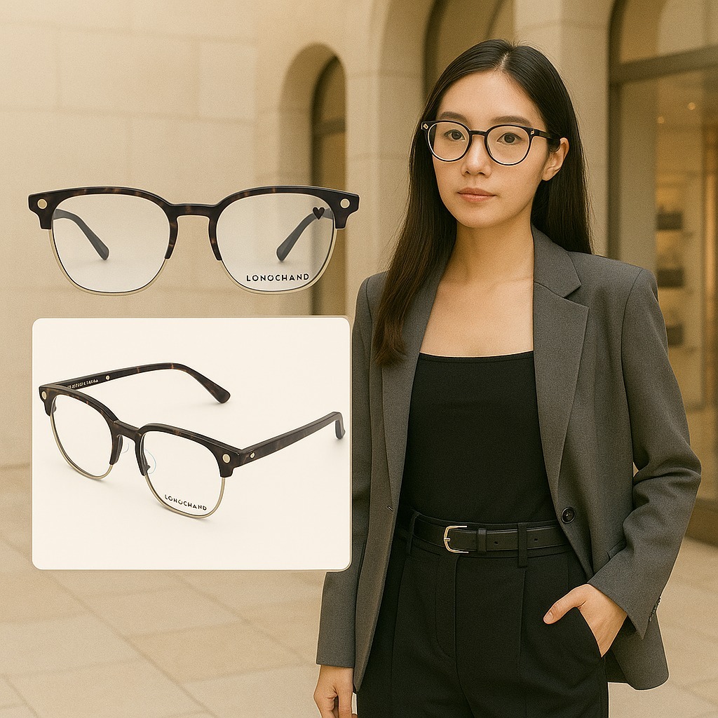 【預購】Longchamp Demo G072204 女裝眼鏡