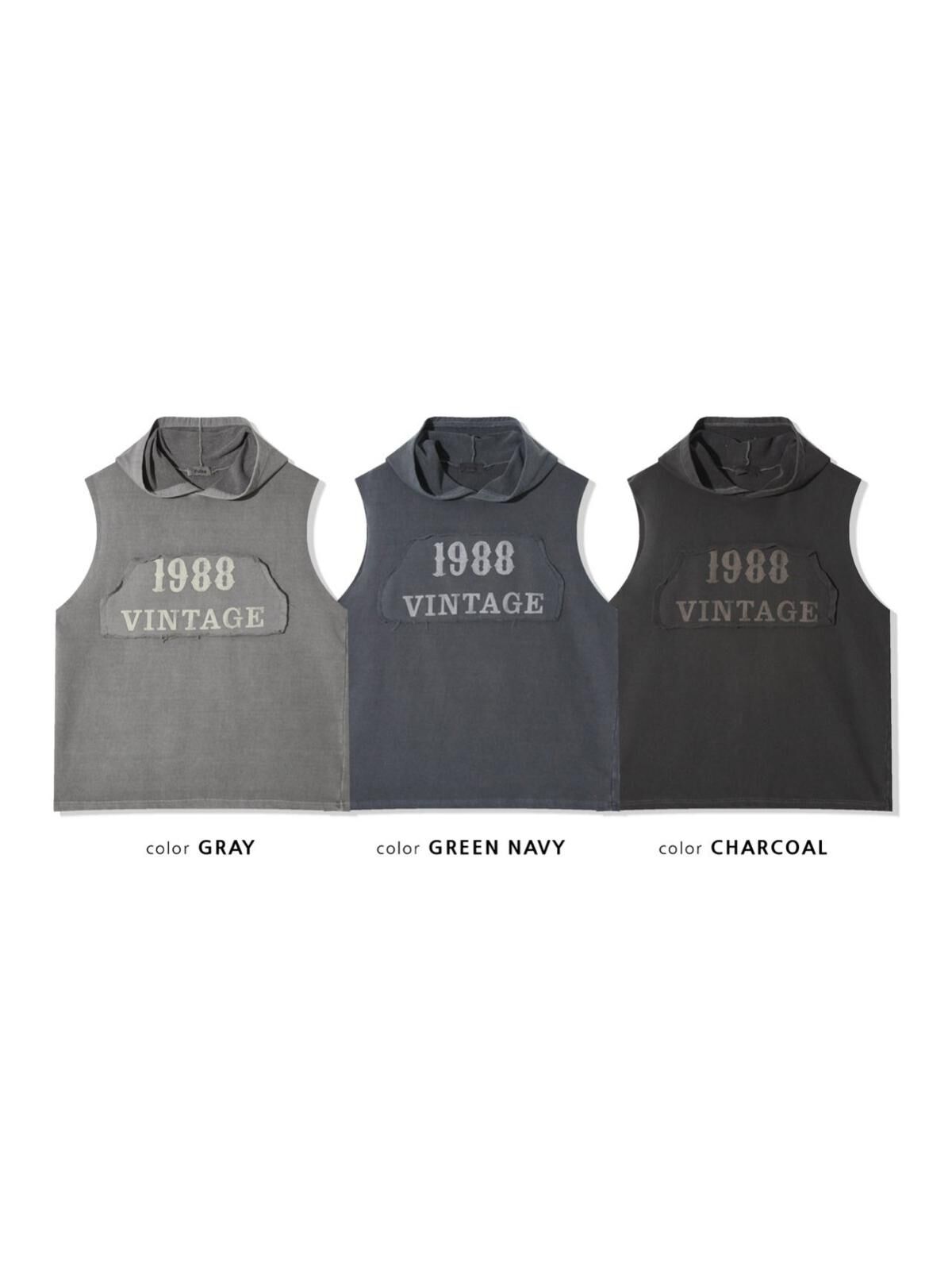 洗水英文字背心 PULSE-150V