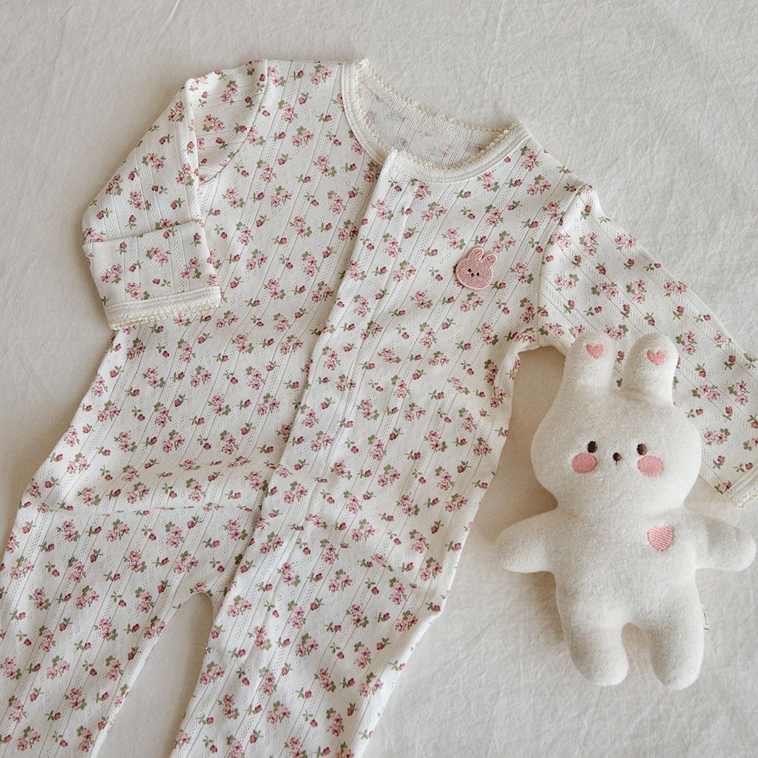 25F/W DTD Flower Magnetic魔力磁扣系列-兔兔寶貝連身服