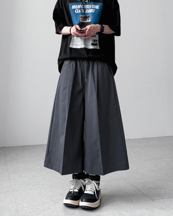 Newo斜紋布七分休閒褲