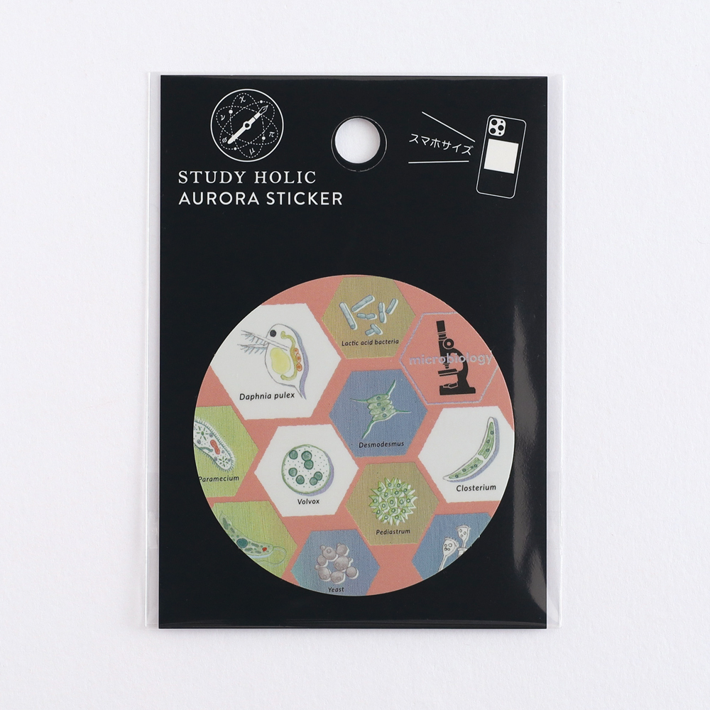 微生物學 防水大貼紙｜日本STUDY HOLIC