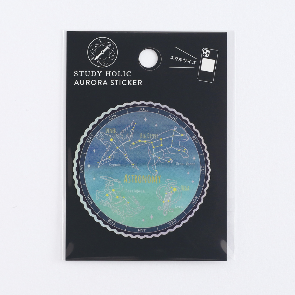天文學 防水大貼紙｜日本STUDY HOLIC