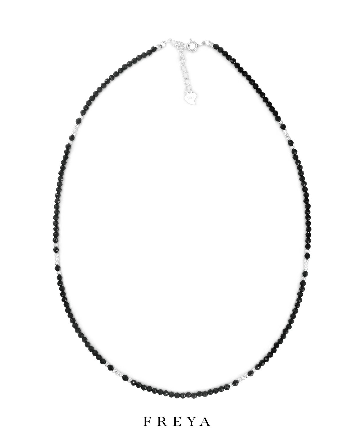FREYA 黑晶石银珠鍊