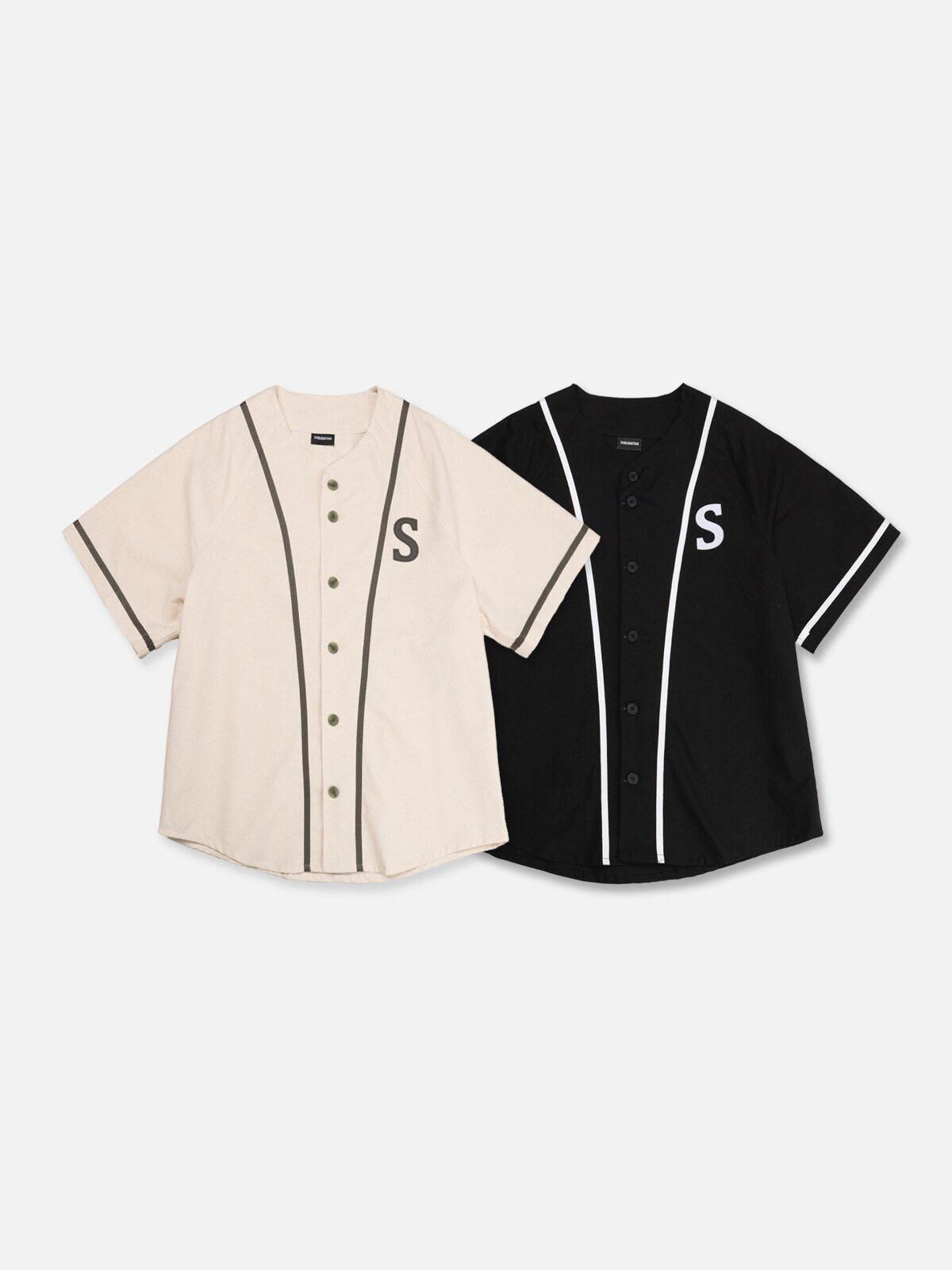 英文字開胸短袖Tee SUB-039JK