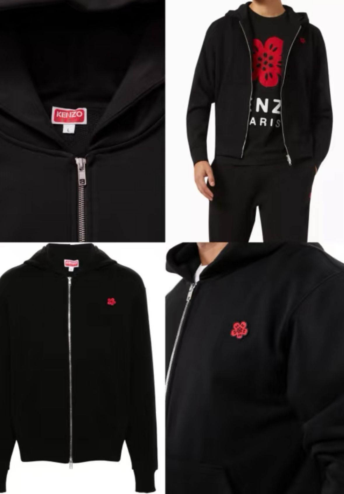 【預購】Kenzo Embroidered Flower Zip-Up G072215 男女同款外套