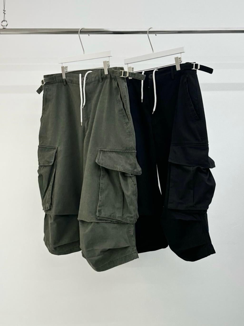 淨色工裝短褲 WELL DONE-127P