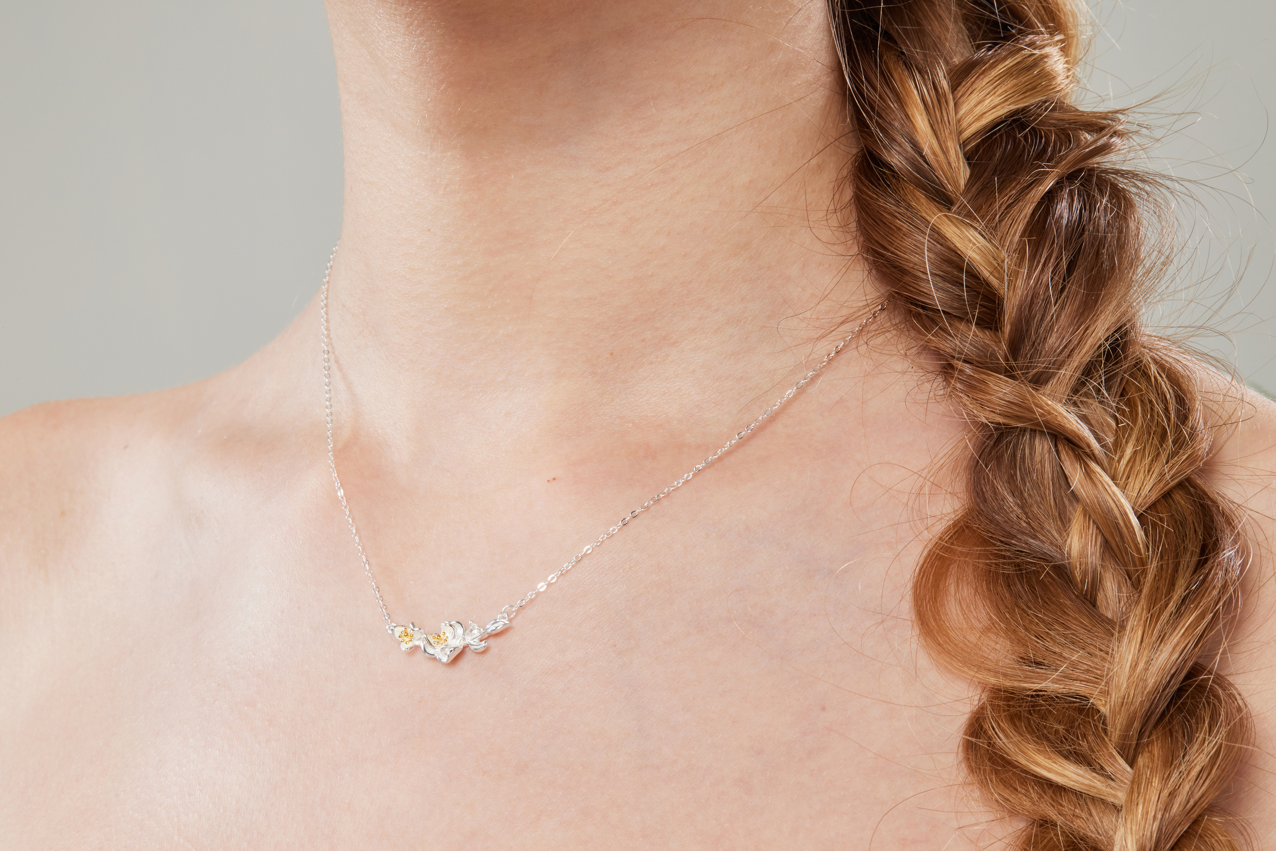 N1082 | 純銀小花項鍊