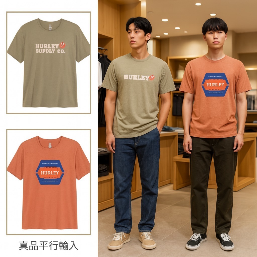 【預購】Hurley Graphic G072217 男裝短袖TEE(2件裝)