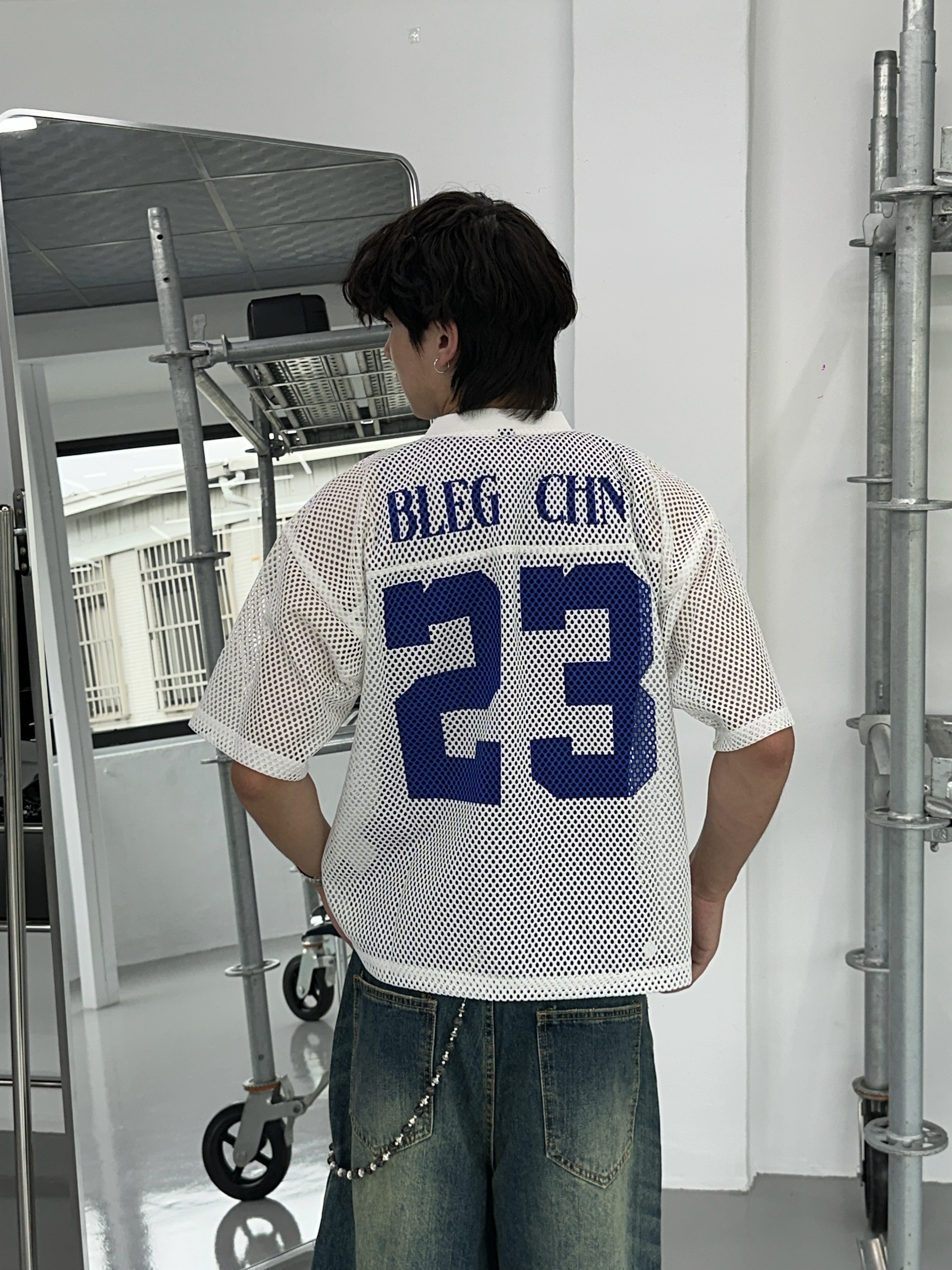 BLEG 鏤空網狀 23號 球衣