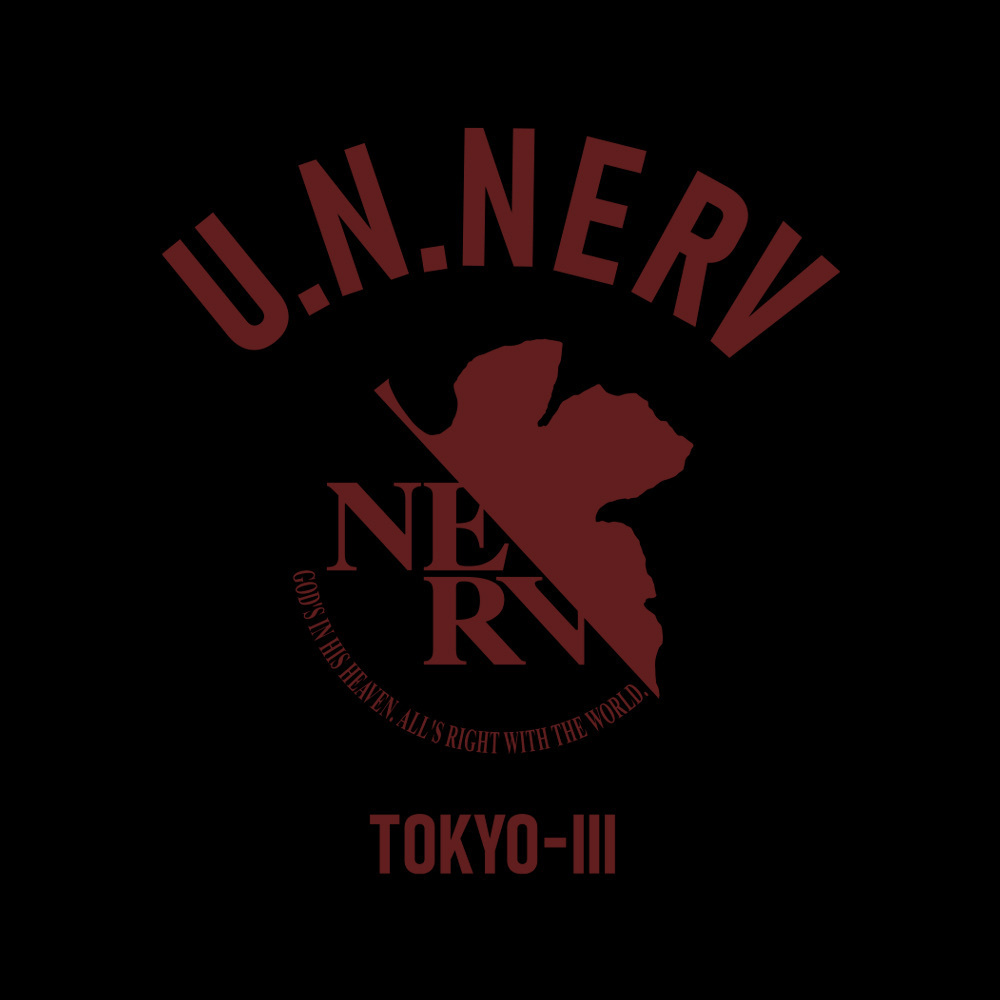 Cospa 0804 NERV ドライTシャツ [EVANGELION] BLACK