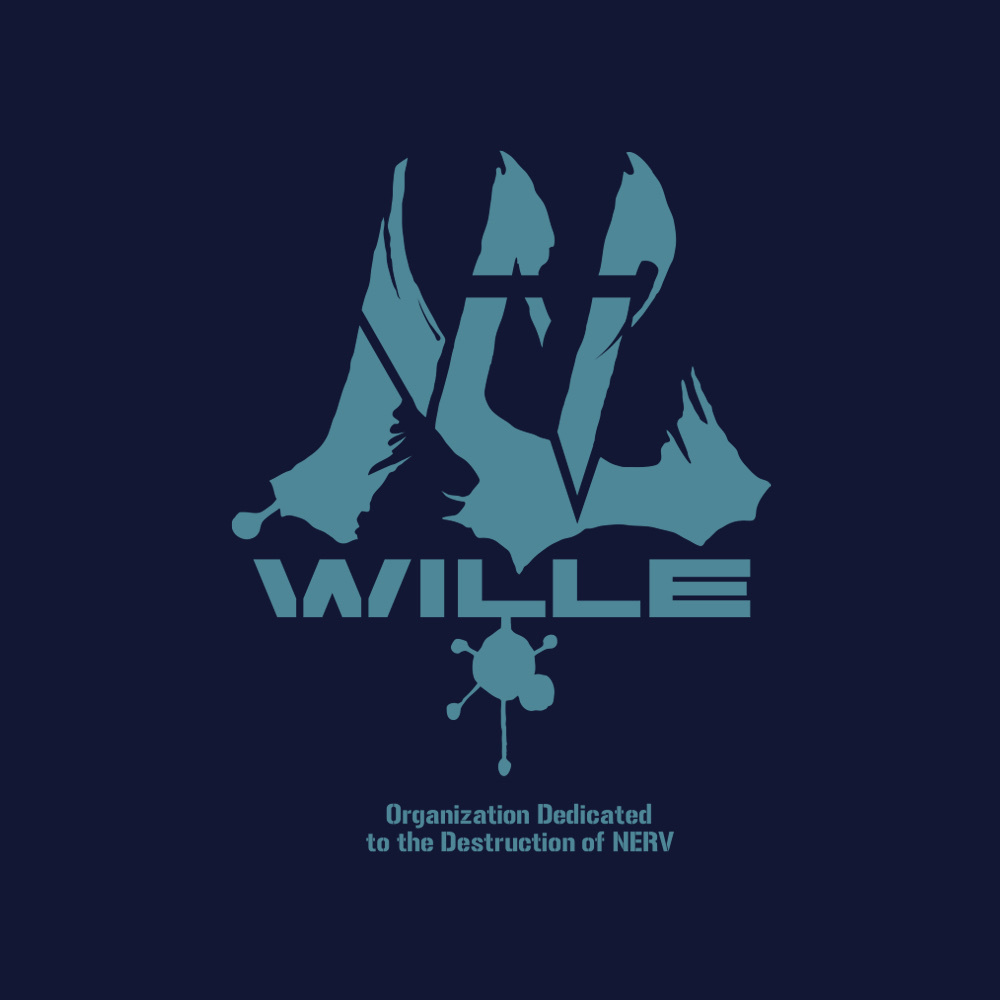 Cospa 0804 WILLE ドライTシャツ [EVANGELION] NAVY