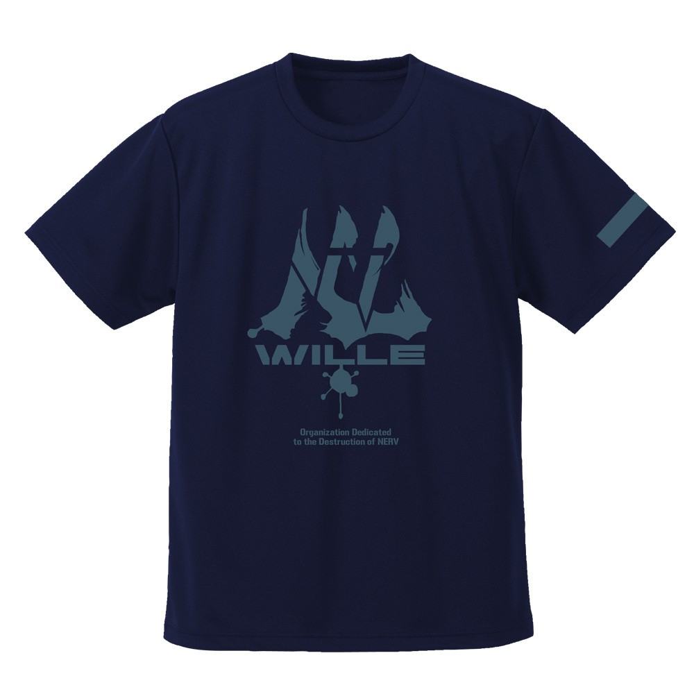 Cospa 0804 WILLE ドライTシャツ [EVANGELION] NAVY