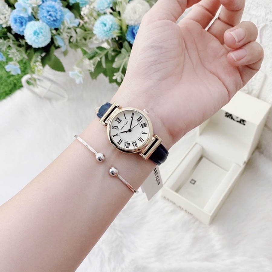 【預購】Anne Klein Leather Strap G072224 女裝手錶