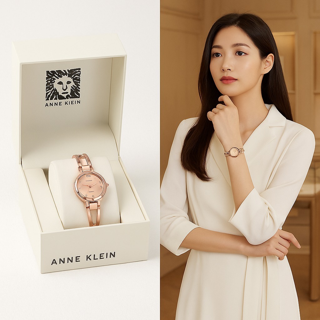 【預購】Anne Klein Genuine Diamond Dial G072225 女裝手錶