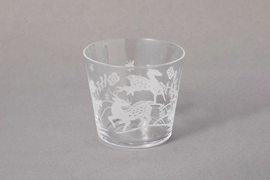中川政七商店 - 玻璃豬口杯 / 鹿園