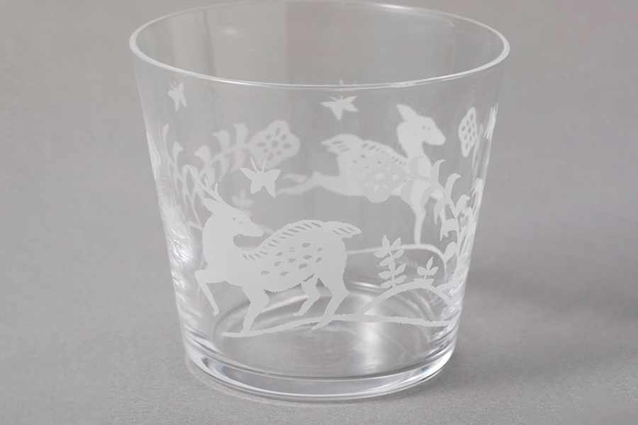 中川政七商店 - 玻璃豬口杯 / 鹿園
