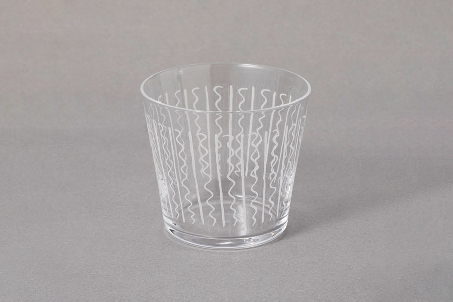 中川政七商店 - 玻璃豬口杯 / 縞紋