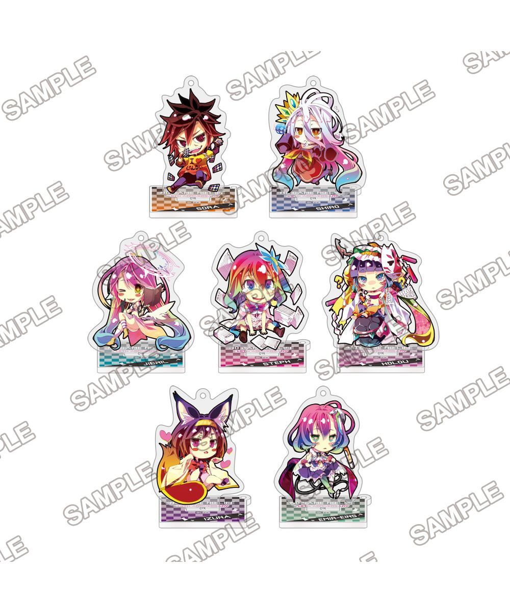 【限量販售】『NO GAME NO LIFE 遊戲人生』 10th Anniversary 集換式壓克力鑰匙圈 PACK盲盒販售 隨機出貨【日本進口精品】
