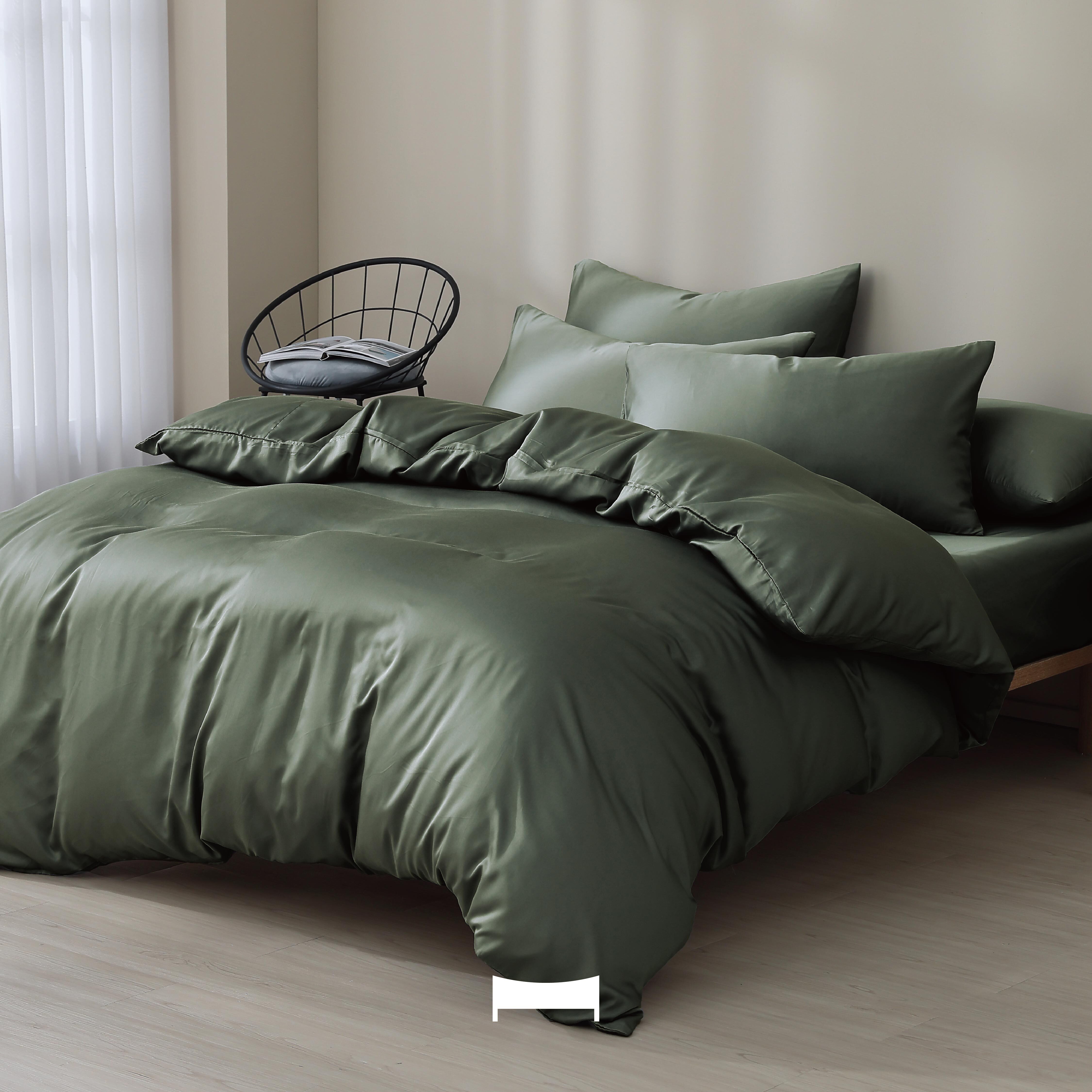 TENCEL BEDDING｜60支天絲四件組《迷霧綠 MIST GREEN》