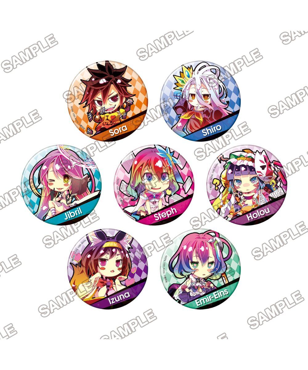【限量販售】『NO GAME NO LIFE 遊戲人生』 10th Anniversary 集換式徽章 PACK盲盒販售 隨機出貨【日本進口精品】