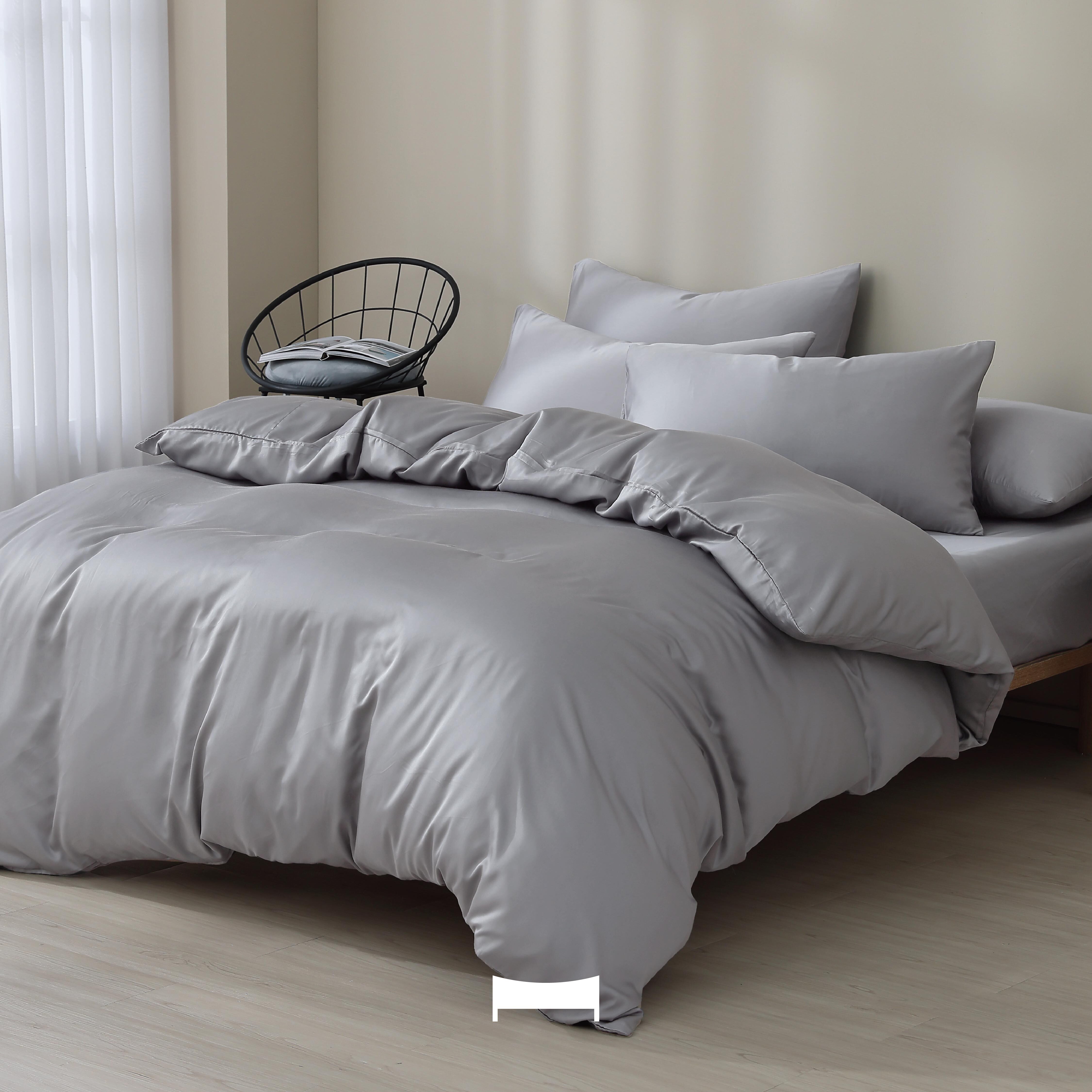 TENCEL BEDDING｜60支天絲四件組《銀灰 SILVER GREY》