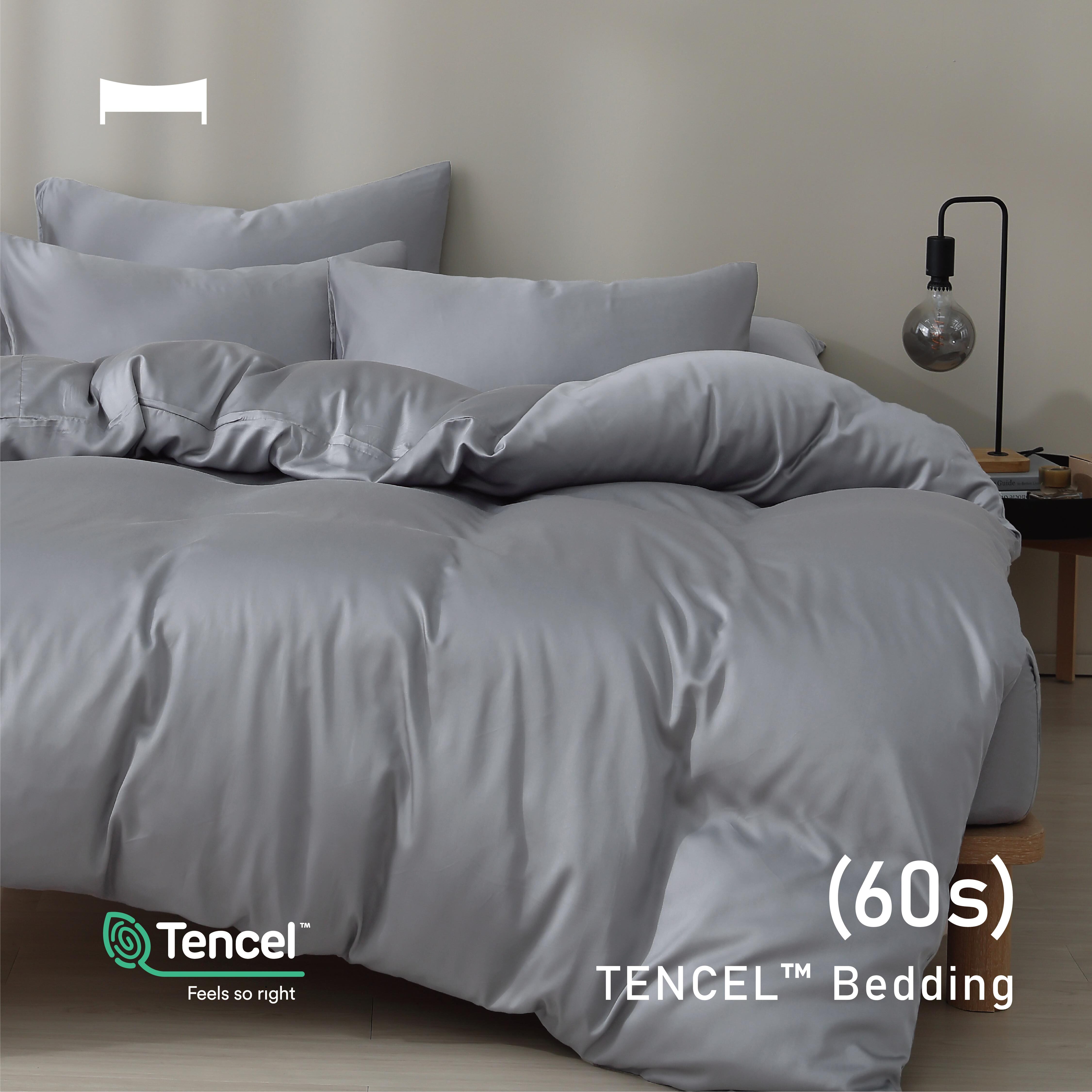 TENCEL BEDDING｜60支天絲四件組《銀灰 SILVER GREY》