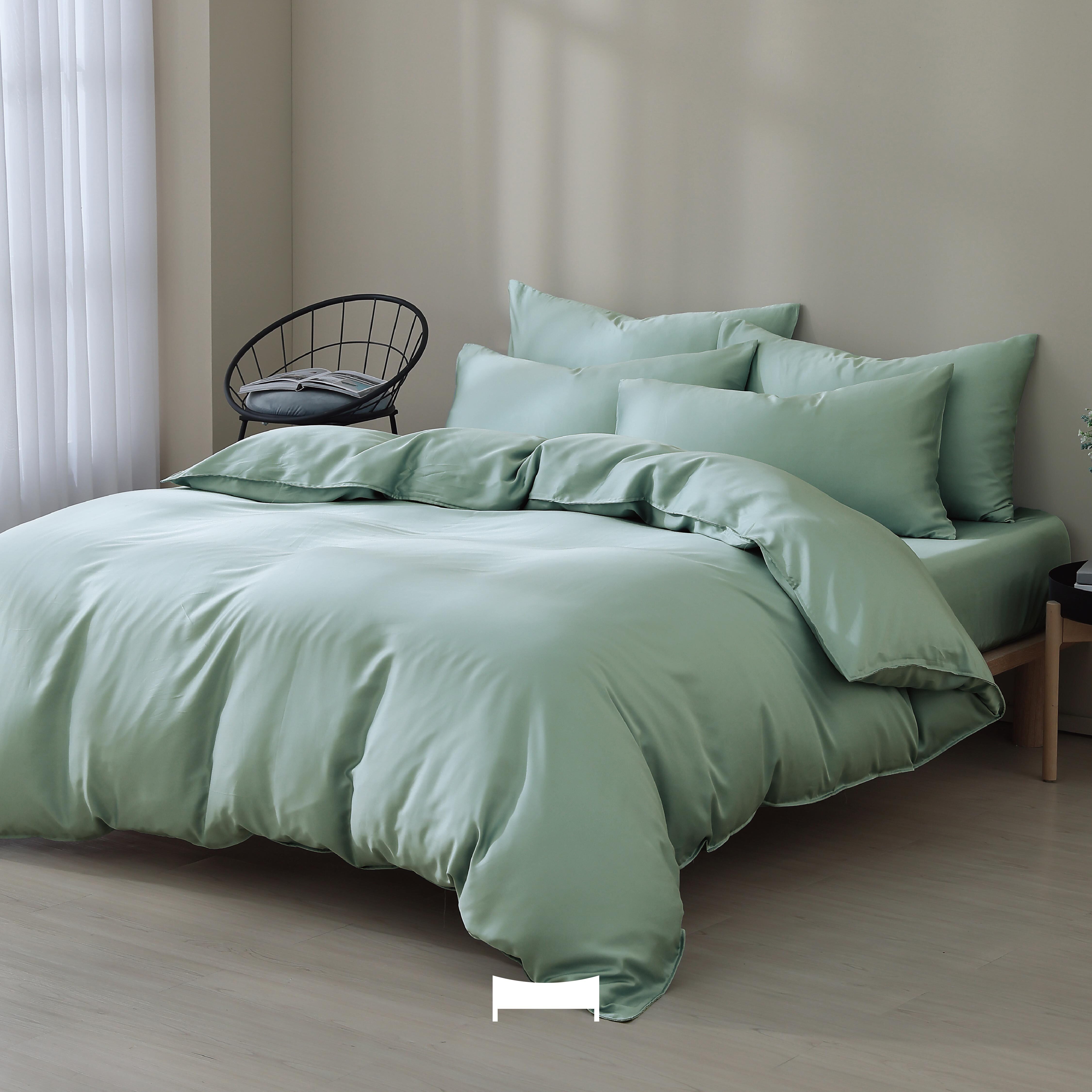 TENCEL BEDDING｜60支天絲四件組《湖綠 LAKE GREEN》