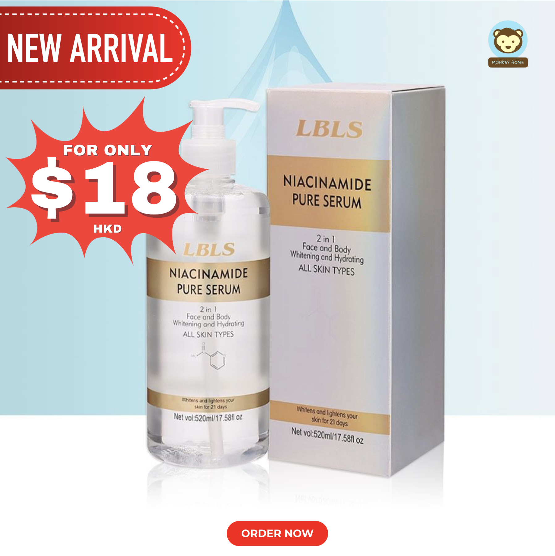 LBLS Niacinamide Pure Serum (2-in-1)