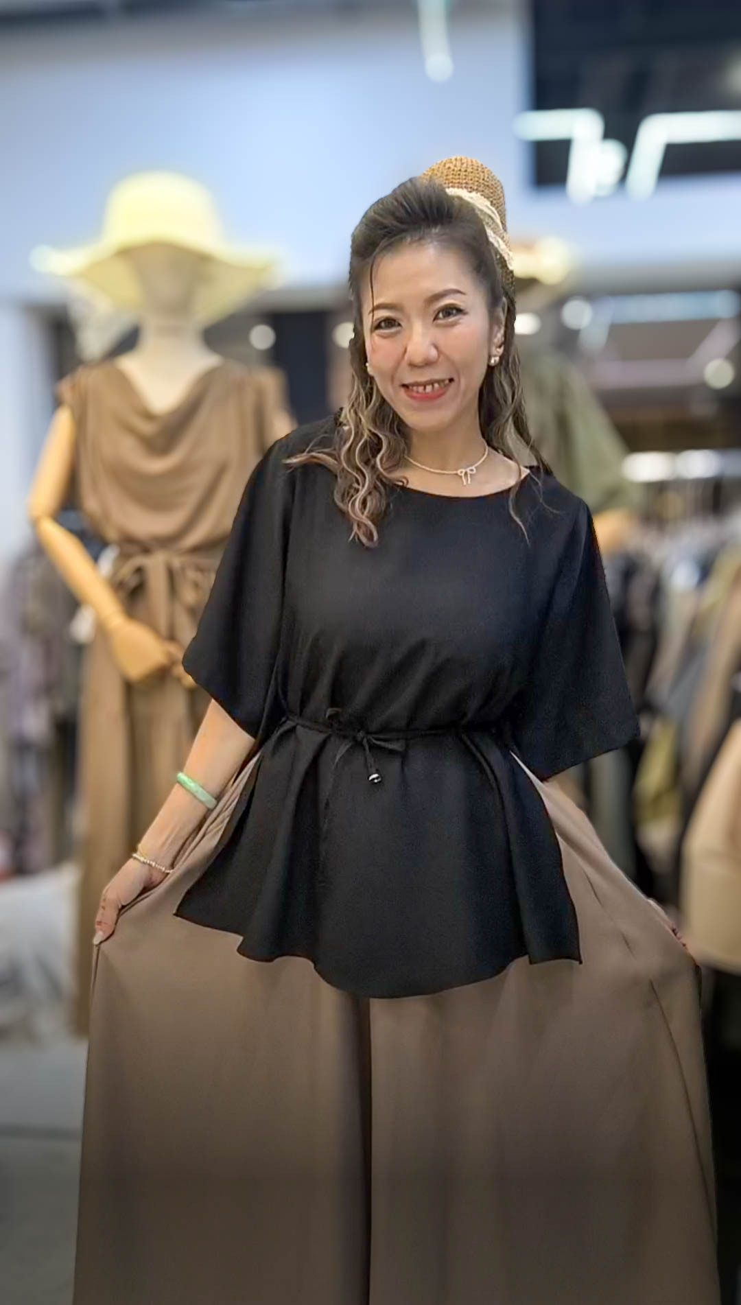 🥰PM_K9630  ▶️大圓領不規則上衣 👉B:126cm L:58/71cm👈