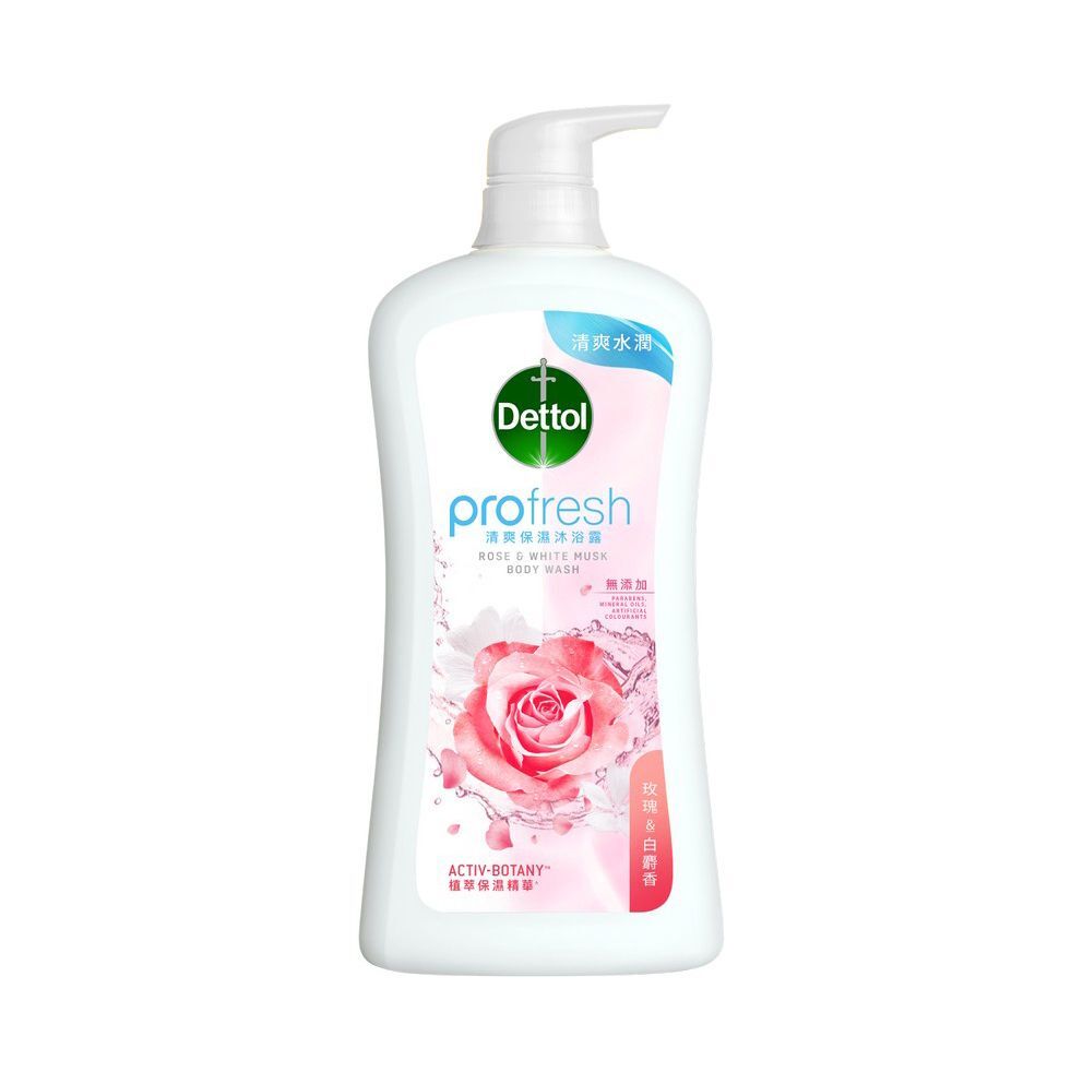 滴露 - Pro fresh 清爽保濕沐浴露 (玫瑰&白麝香) 950g (平行進口)