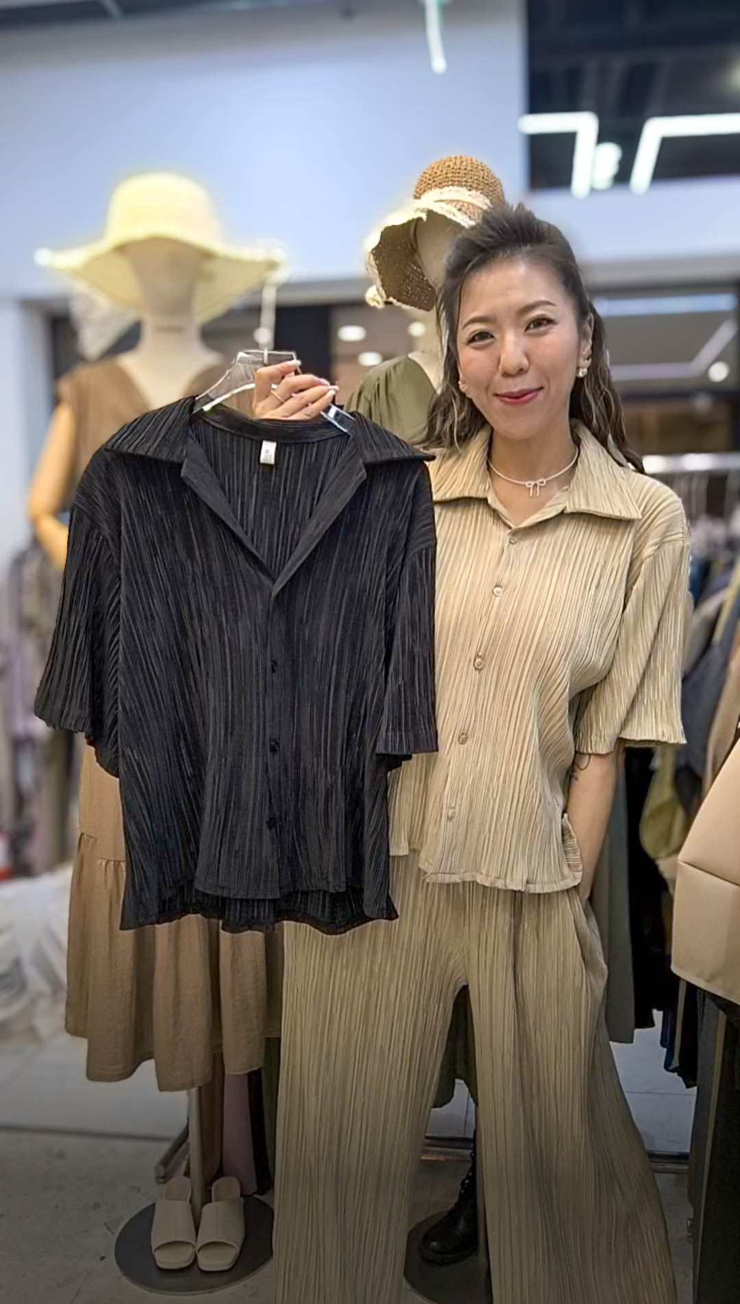 🥰PM_K9633  ▶️立體條紋襯衫 👉B:110cm L:58cm👈
