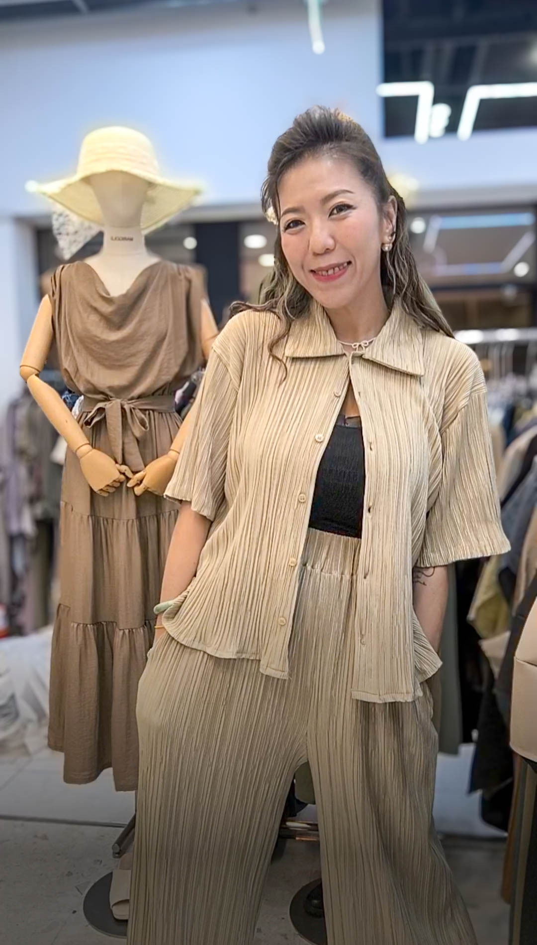 🥰PM_K9633  ▶️立體條紋襯衫 👉B:110cm L:58cm👈