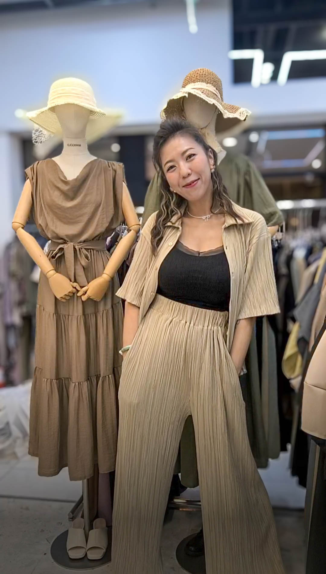 🥰PM_K9634  ▶️立體條紋長褲 👉W:60-120cm H:156cm L:105cm👈