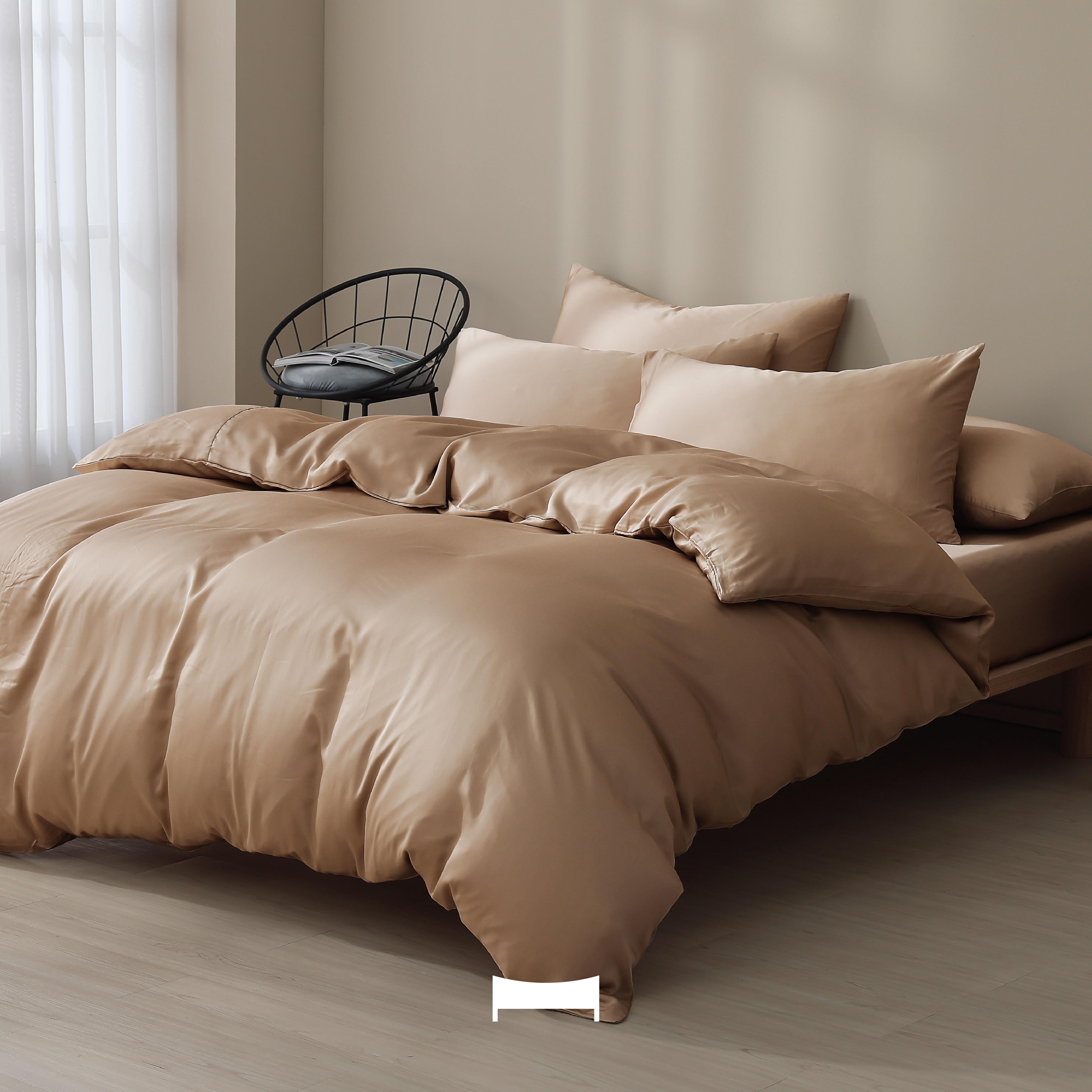 TENCEL BEDDING｜60支天絲四件組《淺杏 SOFT ALMOND》